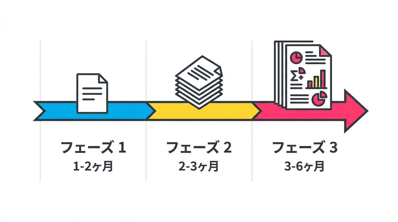 AI契約書レビューの段階的導入ロードマップ