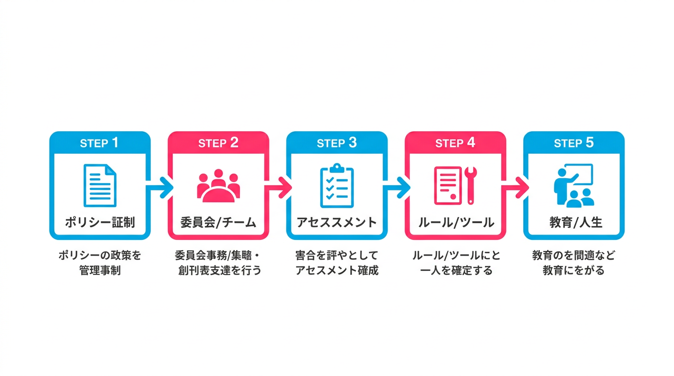 AIコンプライアンス体制構築の5ステップ