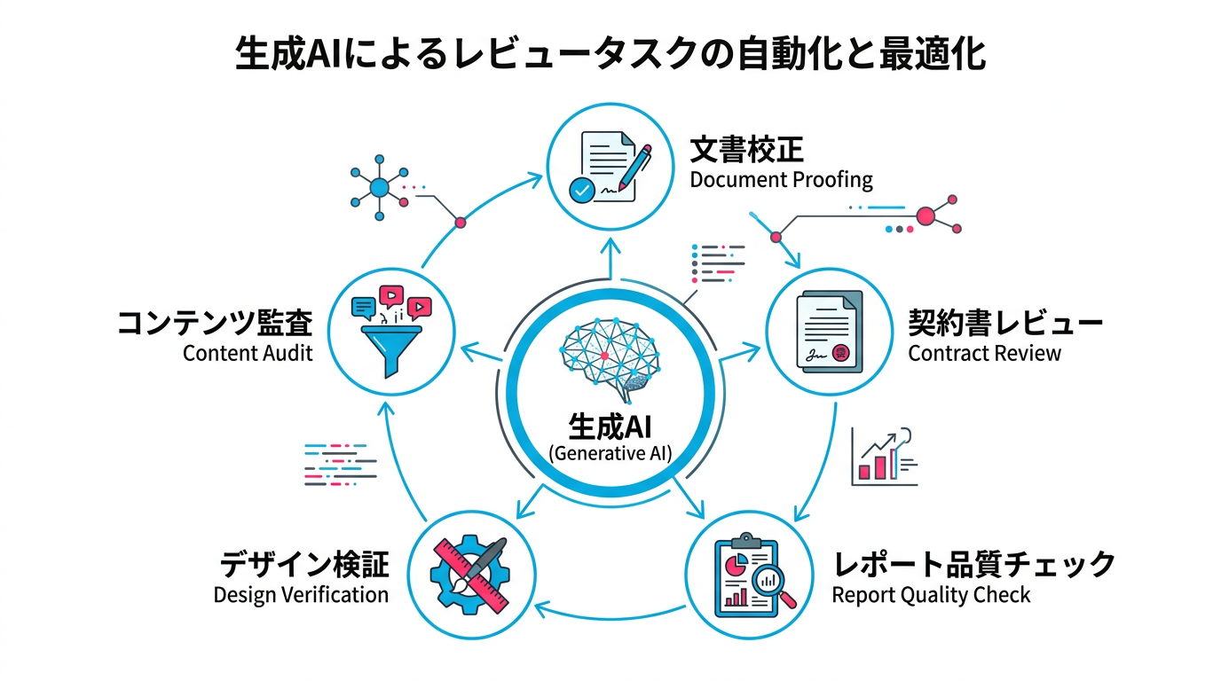 生成AI×レビュー業務の5つの活用パターン