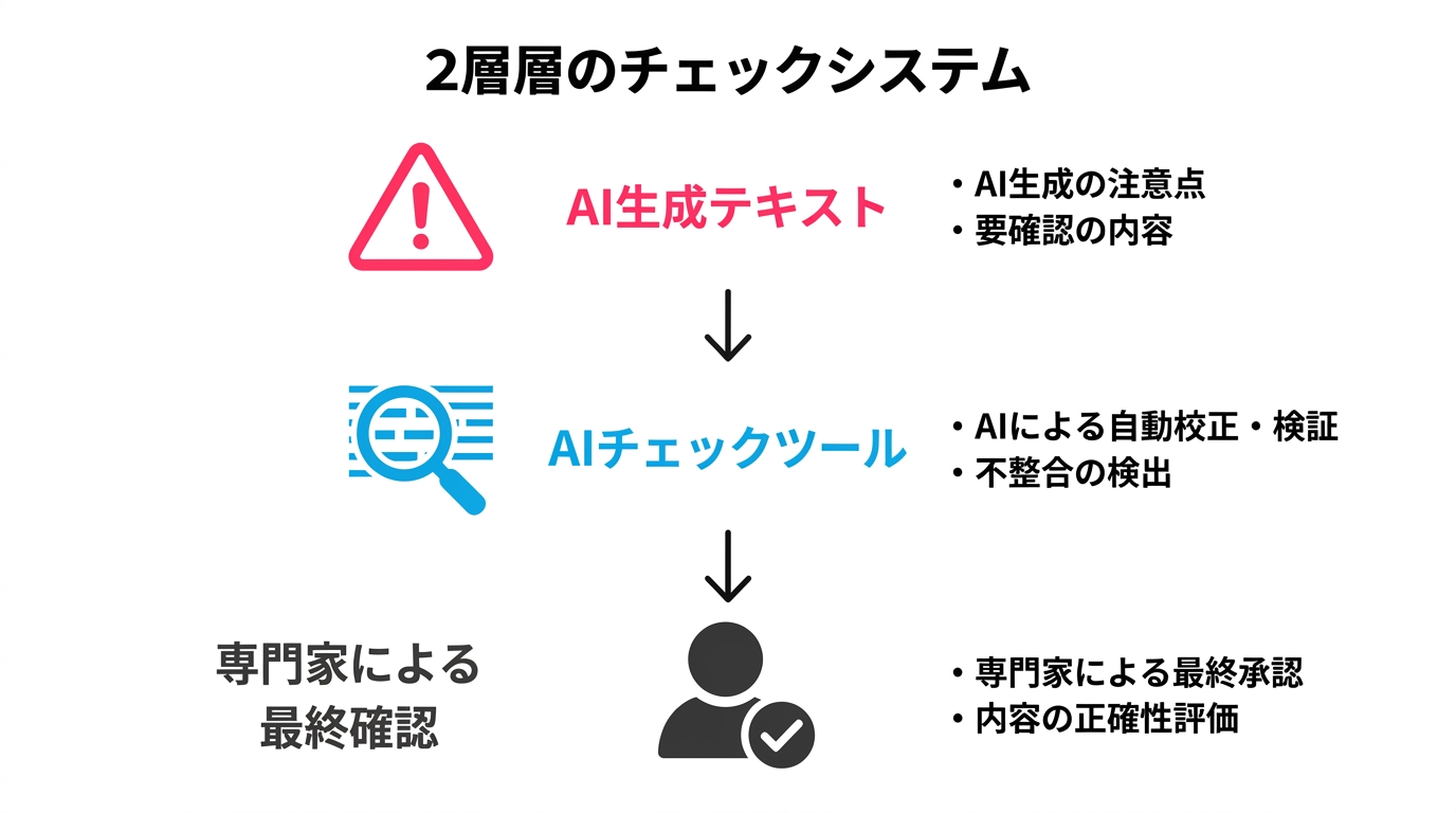 AI生成コンテンツの薬機法ダブルチェック体制