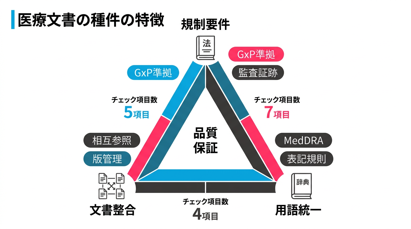 医療文書レビューの3つの特殊性