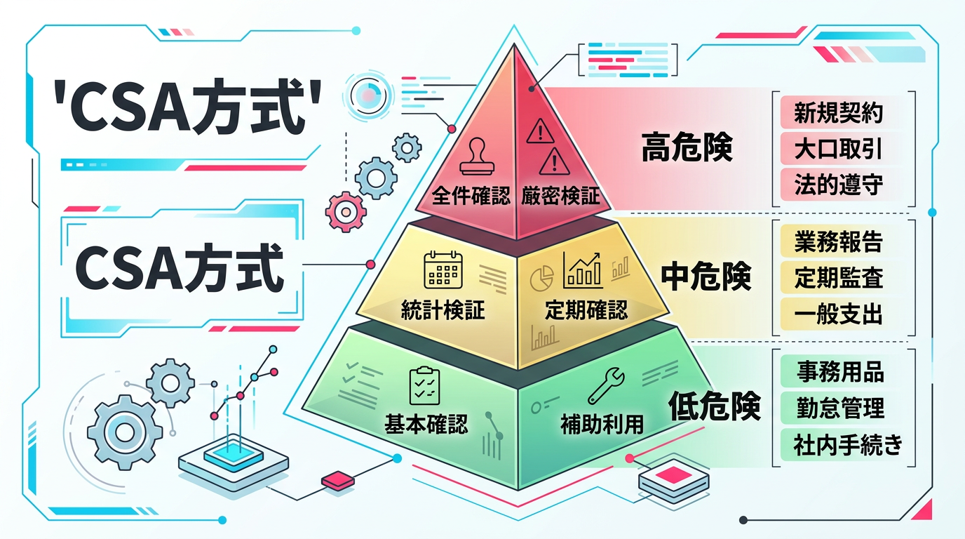 CSAリスクベースのバリデーションピラミッド
